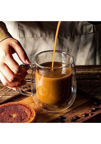 - 1 Adet Coffe Bardağı - Bitki Çayı Kupa Bardak , Şık ve Modern Tasarım 250 ML
