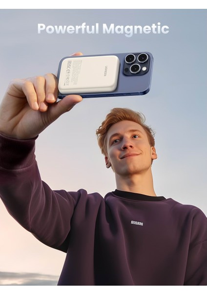 10.000 Mah 20W Magsafe Wireless Kablosuz Hızlı Powerbank