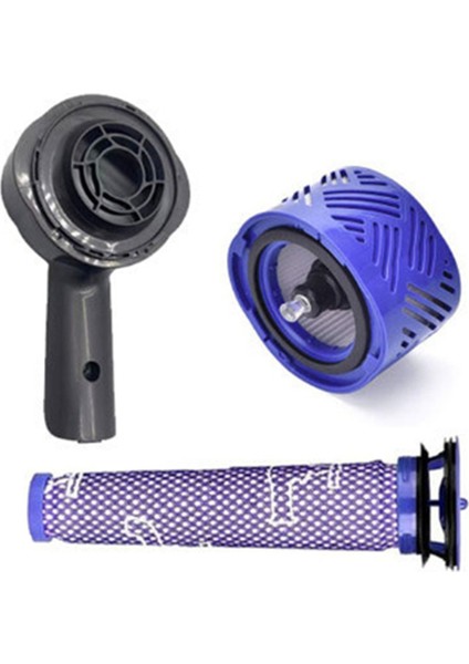 Dyson V6 DC58 DC59 DC61 DC62 DC74 Elektrikli Süpürge Yedek Aksesuarları Motor Arka Kapak Arka Filtre Takımı (A) (Yurt Dışından)