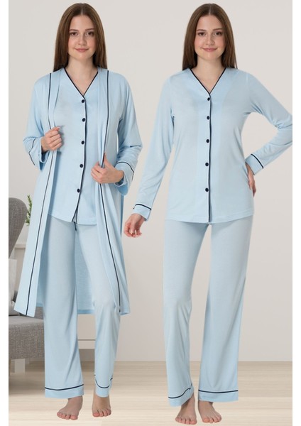 Sabahlıklı Hamile Lohusa Pijama Takımı