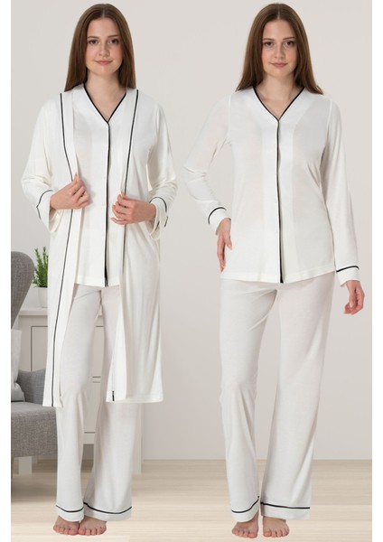 Sabahlıklı Hamile Lohusa Pijama Takımı