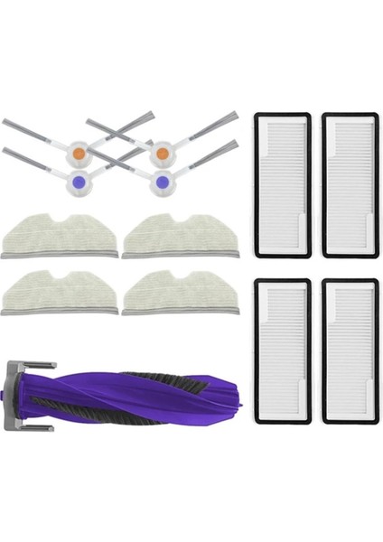 Narwal Freo x Plus Robot Süpürge Ana Yan Fırça Hepa Filtreleri Paspas Bezi Yedek Parçaları (Yurt Dışından)