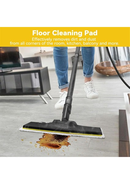Karcher Easyfix Sc2 Sc3 Sc4 Sc5 El Süpürgesi Aksesuarları Için Buharlı Paspas Pedleri Yıkanabilir Mikrofiber Paspas Bezi (Yurt Dışından)