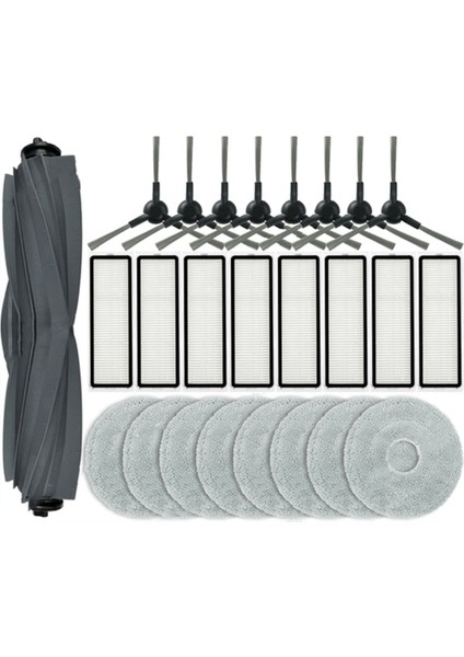 Dreame L10S Pro Gen 2 Robot Süpürge Yedek Parçaları Ana Yan Fırça Paspas Bezi Hepa Filtre Aksesuarları (Yurt Dışından)