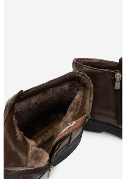 Erkek Deri Kahverengi Casual Bot 01 2076 Erk Bot SK24-25 Kahve indirimleri