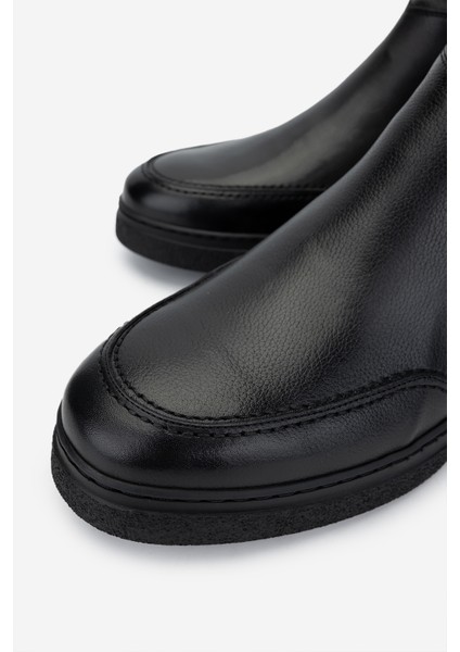 Erkek Deri Siyah Casual Bot 01 2076 Erk Bot SK24-25 Sıyah modelleri