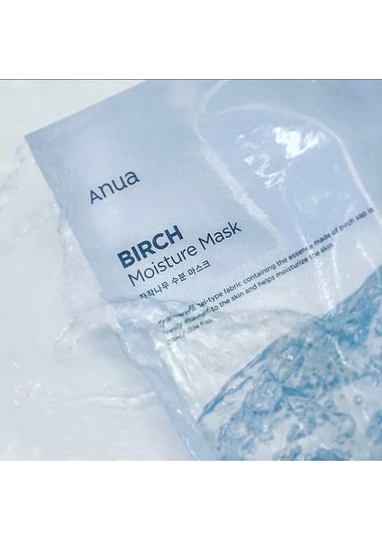 Bırch Moısture Sheet Mask (Huş Ağacı Nem Maskesi) (Globalcare) fiyatları