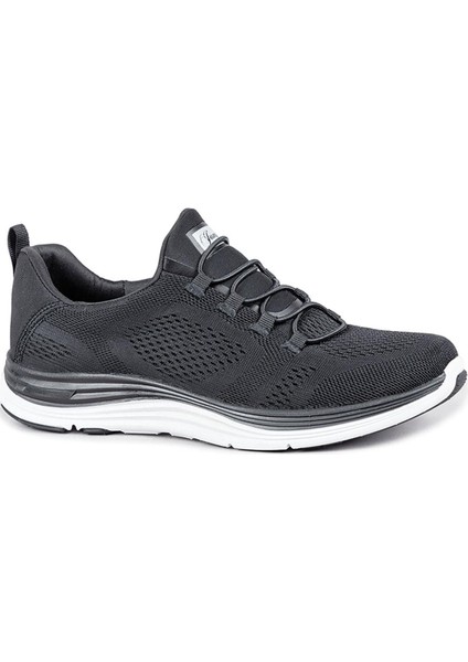 34635 Siyah - Beyaz Erkek Sneaker Günlük Spor Ayakkabı