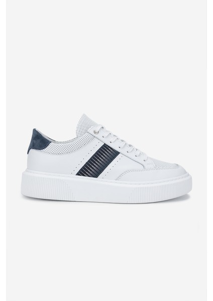 Erkek Hakiki Deri Beyaz Sneakers & Spor Ayakkabı 352 22308 Erk Ayk Y25 Beyaz Dr