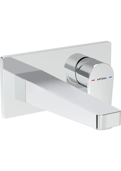 Flow Square Ank. Lav.bataryası (Sıva Üstü Grubu) Ankastre Lavabo Bataryası A43180