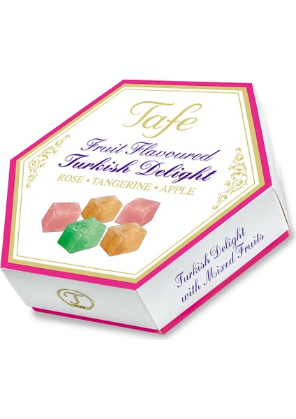 Meyve ve Gül Aromalı Karışık Lokum 200 gr