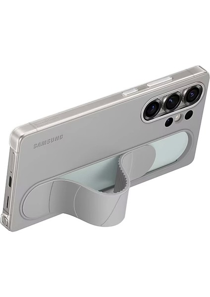 Samsung Galaxy S25 Ultra Standlı Kordonlu Kılıf Gri fırsatları