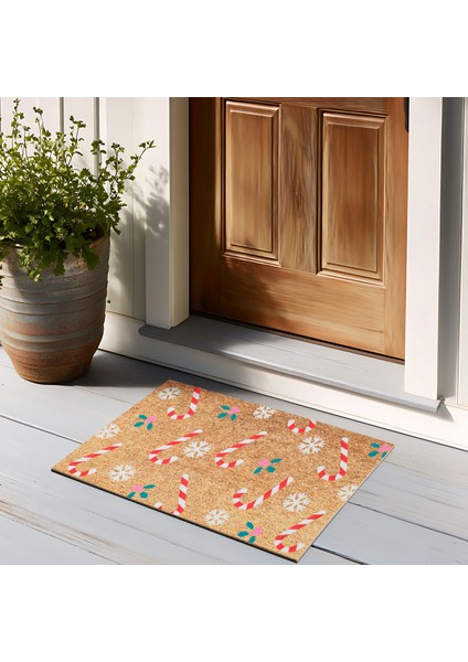 Sare By Kaşmir Home Ny Sugar Dekoratif Paspas 45x75 cm