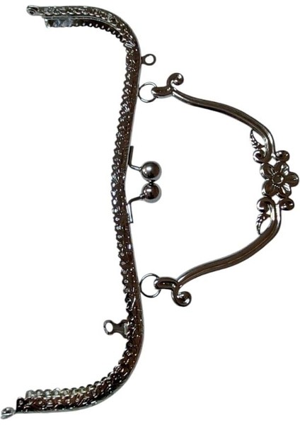 Çanta Klips Saplı Papatya 25 cm Gümüş fırsatları