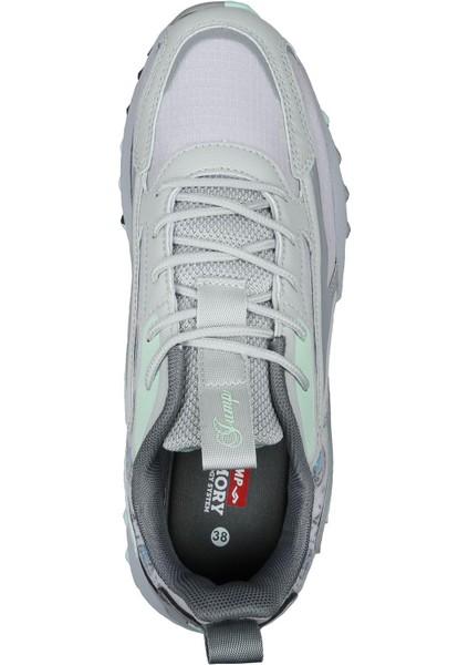 30877 Gri Kadın Sneaker Günlük Spor Ayakkabı