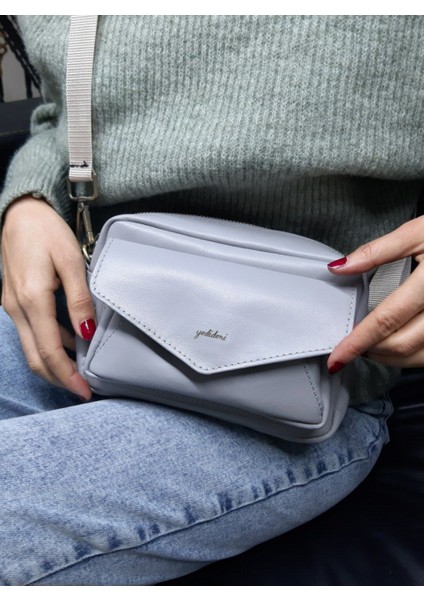 Gerçek Deri Küçük Kare Crossbody Çanta