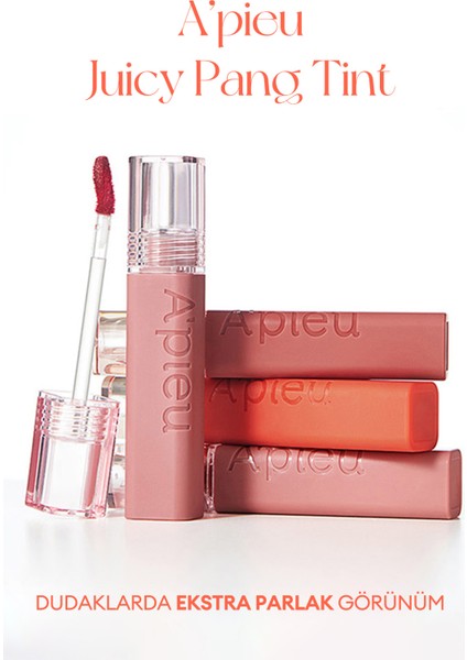 Pürüzsüz Görünüm Sunan Gün Boyu Kalıcı Tint A'PIEU Juicy Pang Tint (CR07 Orange Poem)
