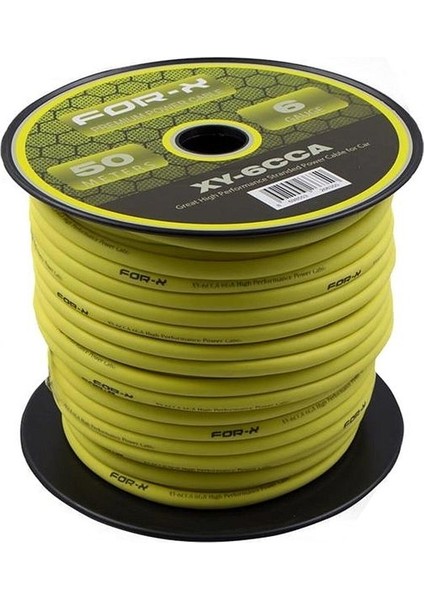 For x Oto Anfi Power Kablo 6ga 50MT Xy-6cca