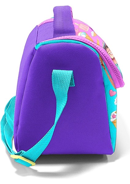 Kids Lila Turkuaz Dondurma ve Anime Desenli Thermo Beslenme Çantası 11789 fiyatları