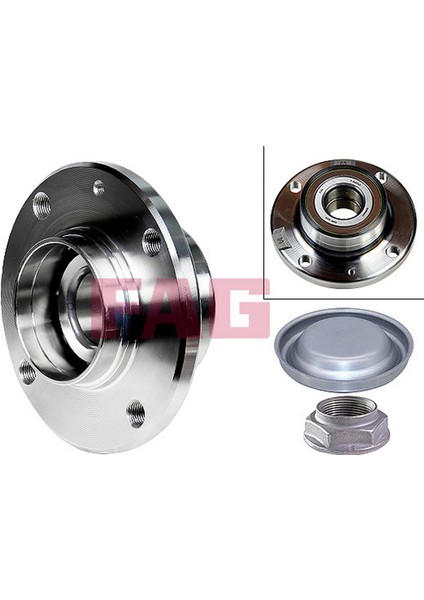 Arka Teker Poryasi Komple Partner-Berlingo 97 P406 95 Xsara 99 Xantia 95 Abs Siz 4 Delik 12