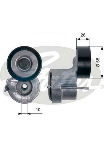 Alternatör Gergi Rulmani Astra J 1.9cdti 04 Vectra C 1.9cdti 03 Zafira 1.9cdti 05 10