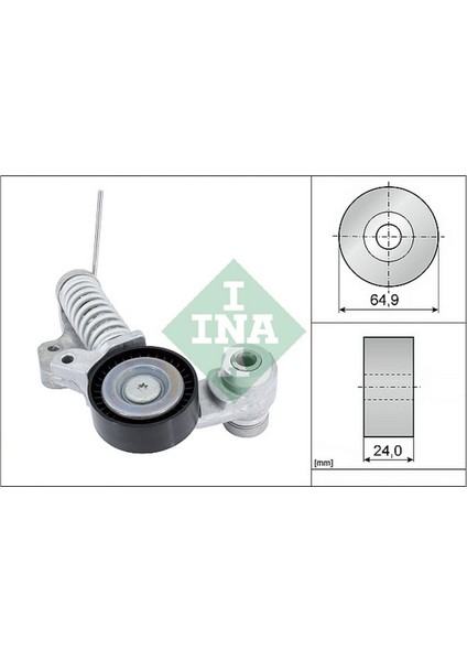 Alternatör Gergi Rulmani Volvo S60 T3 T4 T5 15 19 S80 T5 S90 V40 V60 V70 V90 XC40 XC60 XC70 XC90 Benzinli Araçlar 10