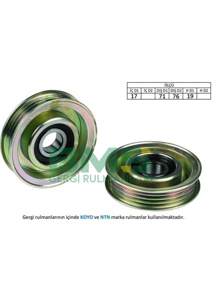 Alternatör Gergi Rulmani Honda Civic V 1.6i 94-95 Civic Vi 1.4i 95-01 12
