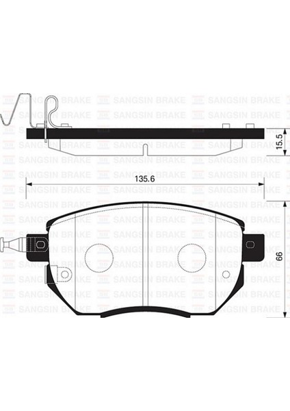 Ön Balata Nissan Infiniti Fx 35 3.5 03-08 Fx 45 4.5 03-08 Murano 3.5 03-08 GDB3416 10