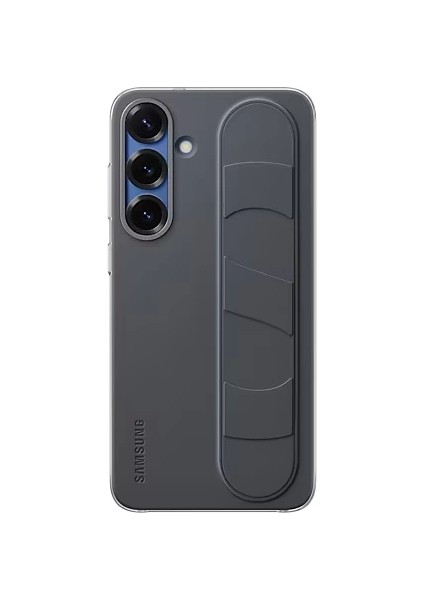 Samsung Galaxy S25+ Standlı Kordonlu Kılıf Siyah