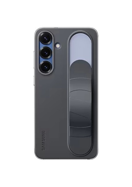 Samsung Galaxy S25+ Standlı Kordonlu Kılıf Siyah
