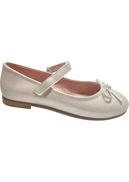 Deri Fiyonklu Çırt Bantlı Kız Çocuk Babet 26-30 modelleri