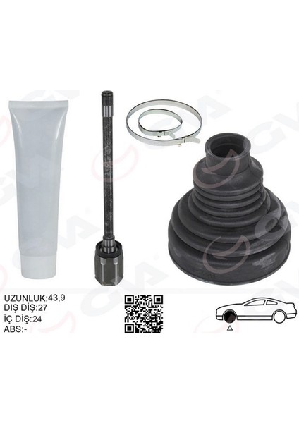 Aks Mili Ön Sağ Bmw X5 E70 X6 E71 E72 Sanziman Tarafi Uzunluk- 567.5MM 12