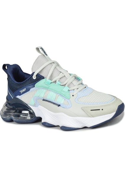 32255 Gri - Lacivert Sneaker Erkek Spor Ayakkabı