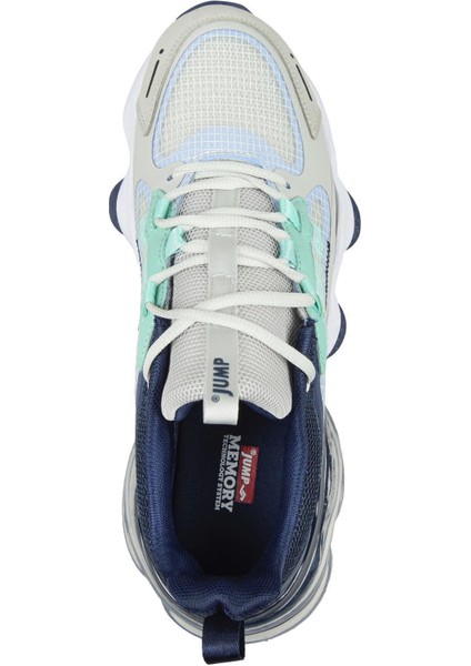 32255 Gri - Lacivert Sneaker Erkek Spor Ayakkabı