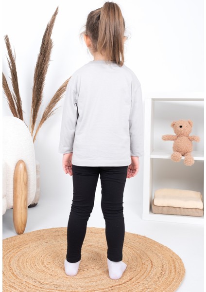 Mevsimlik T-Shirt Kız Erkek Çocuk Mevsimlik Uzun Kollu Tişört Baskılı Sweet fırsatları