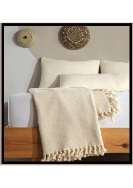 % 100 Pamuk Battal Boy Pike, Koltuk Örtüsü, Çok Amaçlı Örtü 240 x 260 cm .