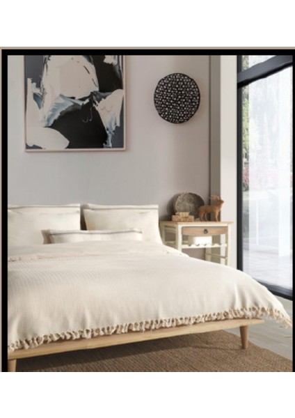 % 100 Pamuk Battal Boy Pike, Koltuk Örtüsü, Çok Amaçlı Örtü 240 x 260 cm .