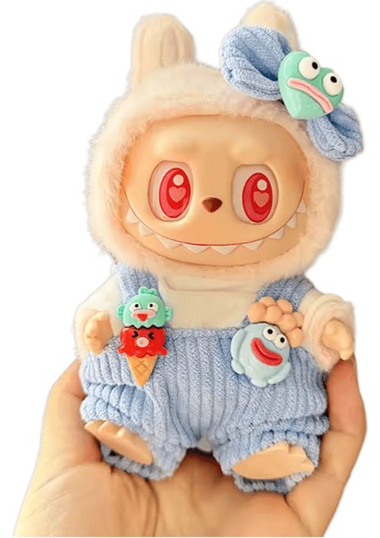 Labubu Pvc Heykelcik Kawaii Bebek Çocuk Yılbaşı Si Bebek Yok 2 (Yurt Dışından)