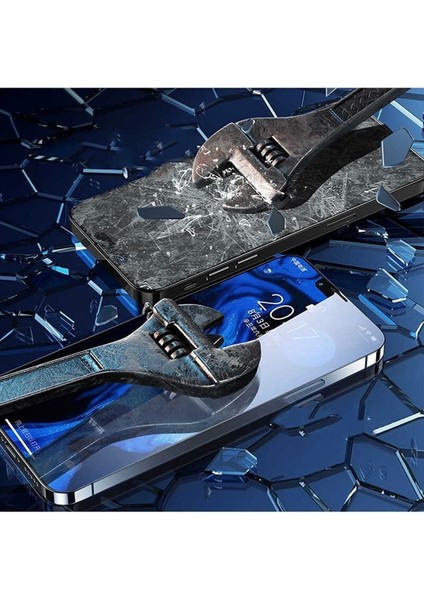 Apple iPhone 11 Tam Kaplayan Ekran Koruyucu - 5d Darbe Emici Temperli Kırılmaz Cam