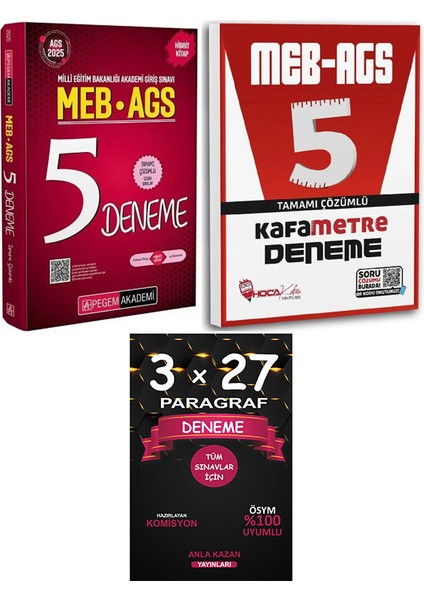 2025 Meb / Ags 5 / 5 Deneme 2'li Set