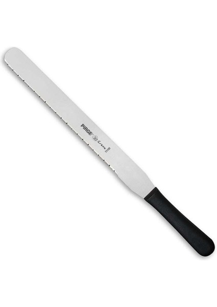 Creme Pasta Bıçağı Dişli Siyah 30 cm 71192