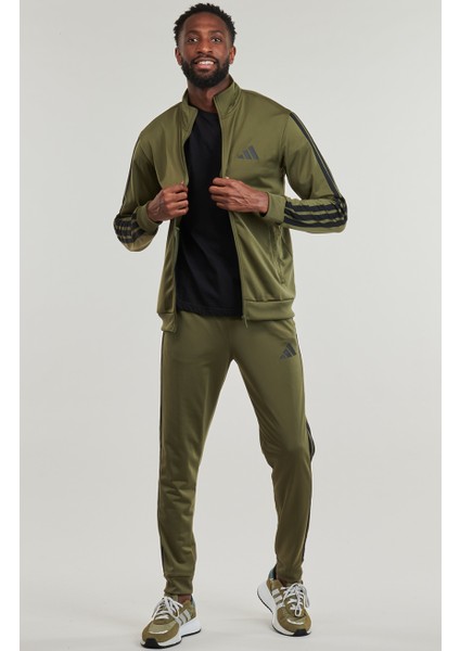 3-Stripes Erkek Yeşil Günlük Stil Eşofman Takımı JI8854