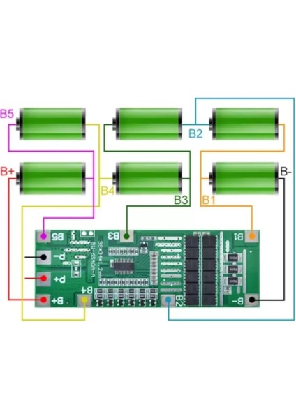 6s 40A Li-Ion Pcb Bms