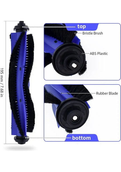 Eufy Robovac L70 Hibrit Robot Süpürge Ana Silindir Yan Fırça Paspas Bezleri Paçavralar Hepa Filtreler Aksesuarlar (Yurt Dışından) fırsatları