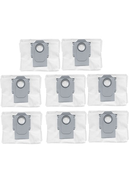 8 Adet Toz Torbası Xiaomi Roborock Q7 T8 G10S G10S Pro Robotlu Süpürge Yedek Yedek Parça Çöp Kovası Toz Torbası (Yurt Dışından)