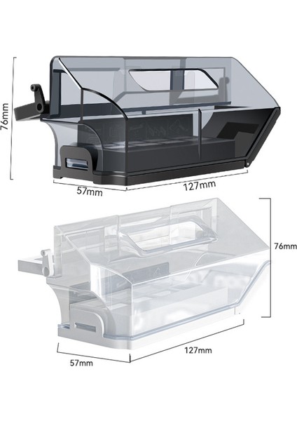 Toz Kutusu Toz Kutusu Konteyner Parçaları Ecovacs Deebot X1 Omnı/tubro T10 Elektrikli Süpürge Çöp Kovası Kutusu Aksesuarları Siyah (Yurt Dışından) fiyatları