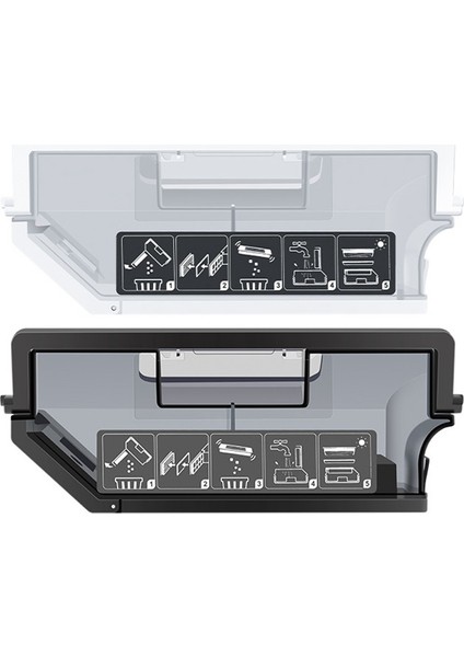 Toz Kutusu Toz Kutusu Konteyner Parçaları Ecovacs Deebot X1 Omnı/tubro T10 Elektrikli Süpürge Çöp Kovası Kutusu Aksesuarları Siyah (Yurt Dışından) indirimleri