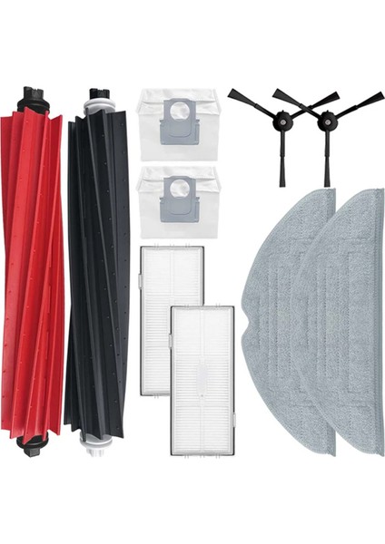 Roborock S8 / S8 Pro Ultra / S8 Plus / G20 Hepa Filtre Paspas Bezleri Toz Torbaları Yedek Parçalar Aksesuarlar (Yurt Dışından)