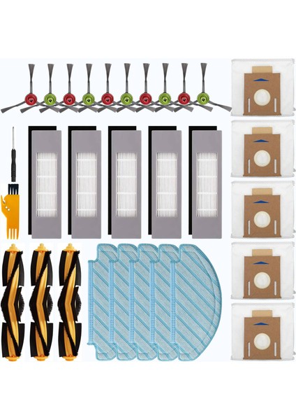 Ecovacs Deebot Ozmo T8 Aıvı T8 Max N8 Pro N8 Pro+ Robot Süpürge Için Aksesuar Kitinin Değiştirilmesi (Yurt Dışından)