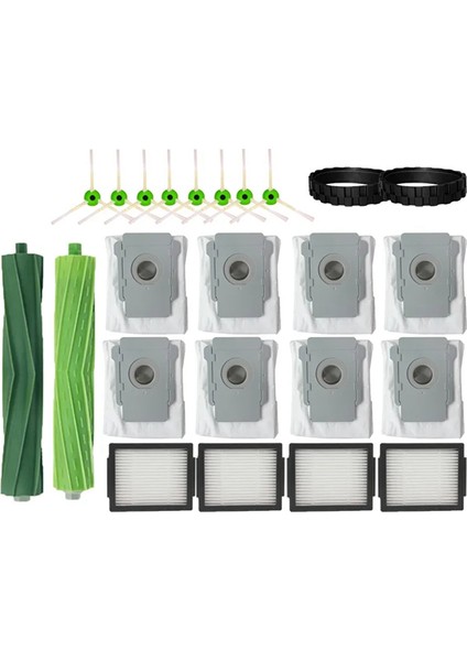 Irobot Roomba I7 I7 I6 I8 I3 Plus E5 E7 E&ı Serisi Hepa Filtre Ana Yan Fırçalı Elektrikli Süpürge Yedek Parçaları (Yurt Dışından)